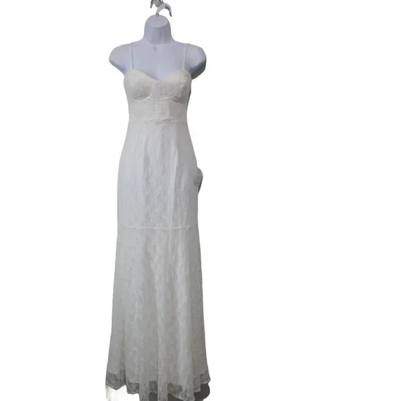 Lulus A Vow to Love White Lace Bustier Trumpet Maxi Dress - Picture 2 of 10